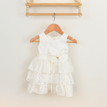 Vestido Blanco de Niña Bebé