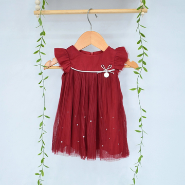 Vestido con Tul y Detalles de Estrellas
