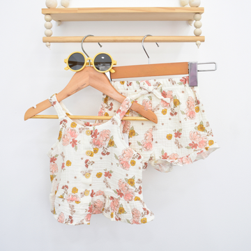 Conjunto de Blusa y Short - Gafas Amarillas