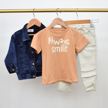 Conjunto con Chaqueta de Jean- Estilo