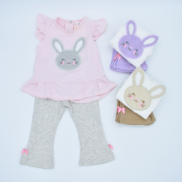 Conjunto "Conejito Tierno" Blusa y Pantalón