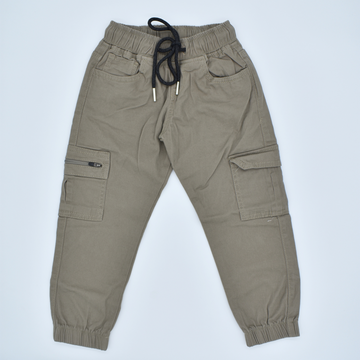 Pantalón Cargo En Drill - Tipo Jogger