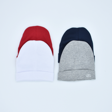 Set de Gorros de Bebé Niño - Pack x4