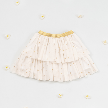 Falda Tutú Estrellas Doradas