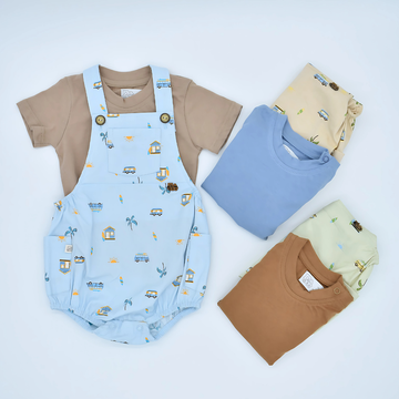 Asoleador Estampado con Camisa Niño