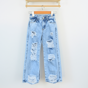 Jean en Denim Desgastado