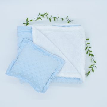 Cobija Rollo Tipo Minky con Almohada – Suavidad y Confort en Cada Sueño