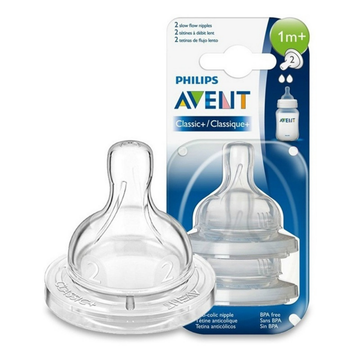 Tetinas Avent 1m Clásico Flujo Lento