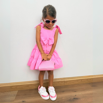 Vestido con Moño Frontal – Estilo Princesa Casual