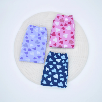 Leggins Estampados Corazones con Escarcha