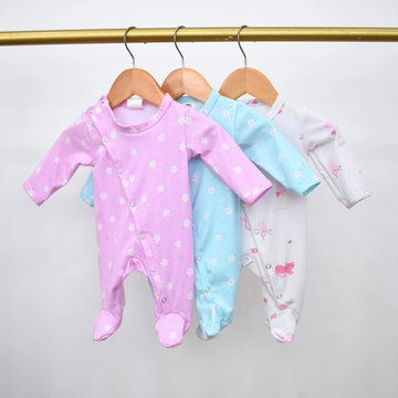 Pijamas Estampadas Enterizas para Bebé – Suaves y Prácticas