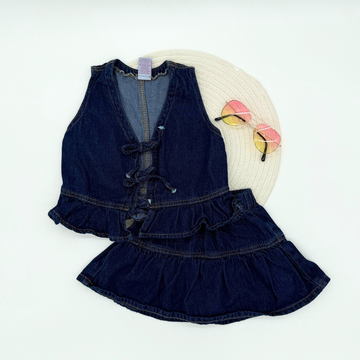 Conjunto de Mezclilla para Niña – Estilo y Comodidad para Cada Aventura
