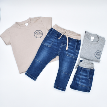 Conjunto en Jean Bebe niño
