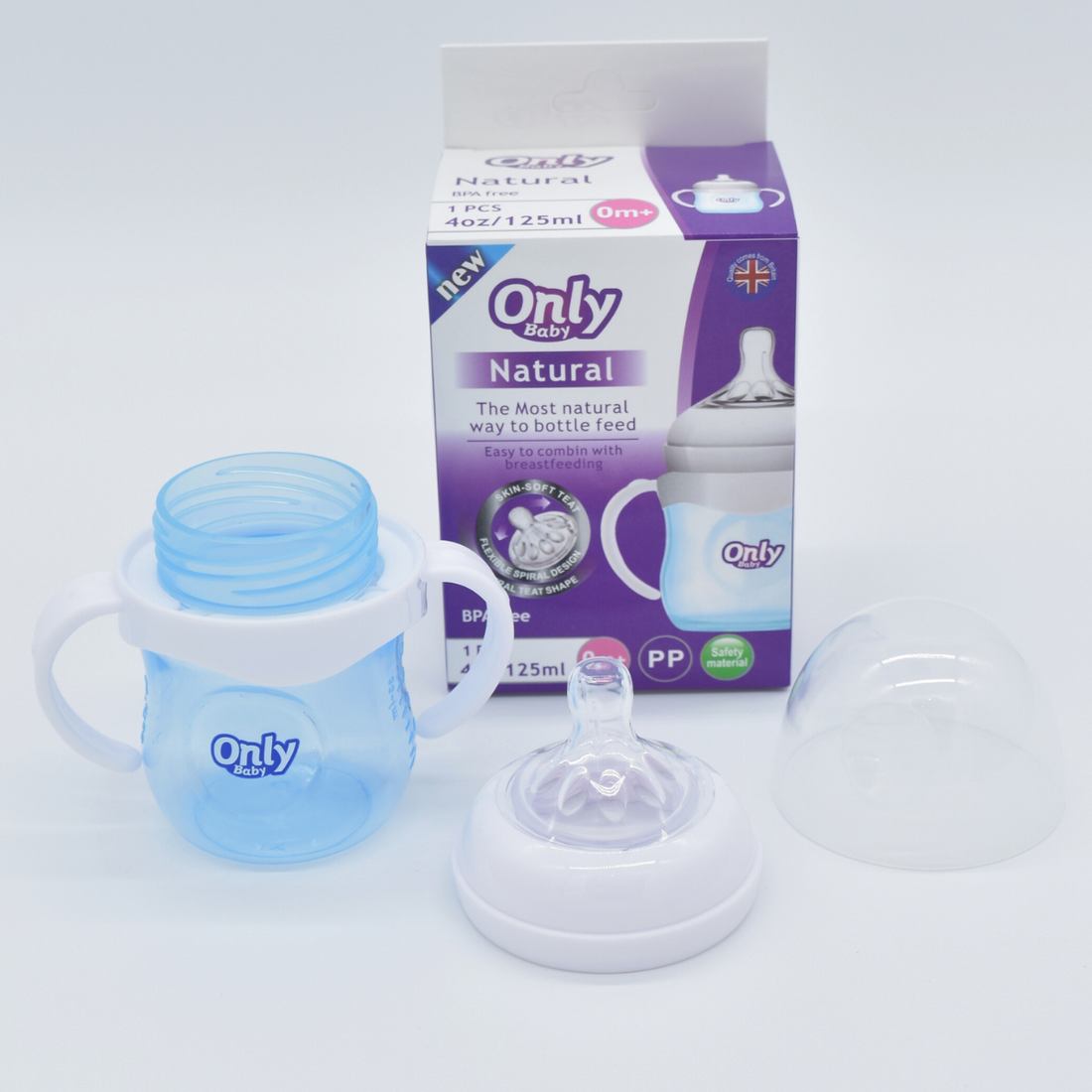 Tetero Only Baby 4 oz – Con asas