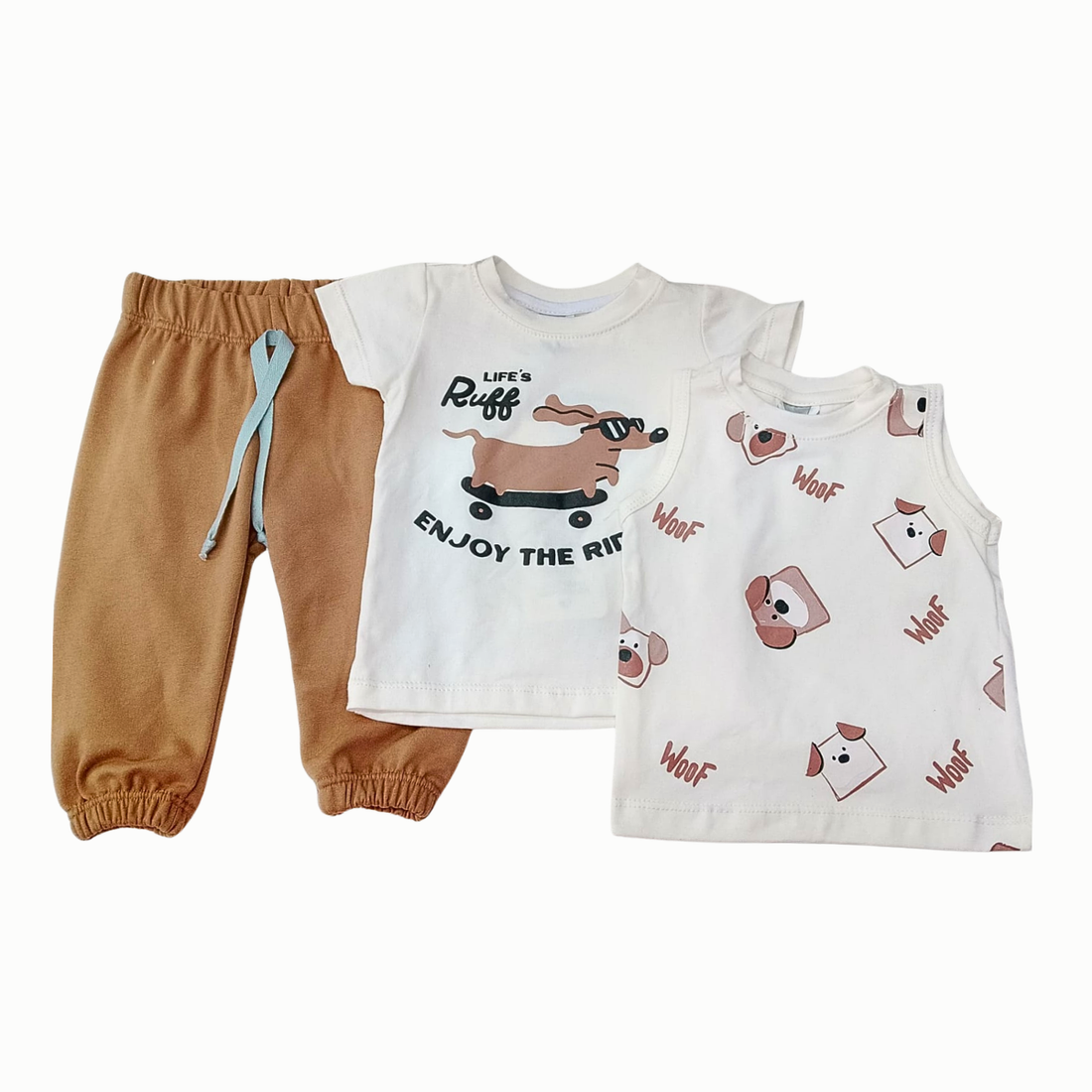 Conjunto niño  bebe x3 life ruff