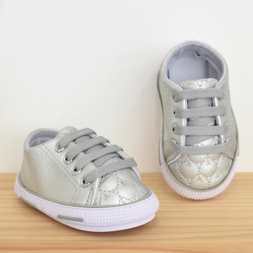 Zapatos de Niña Bebé con Detalle de Brillo