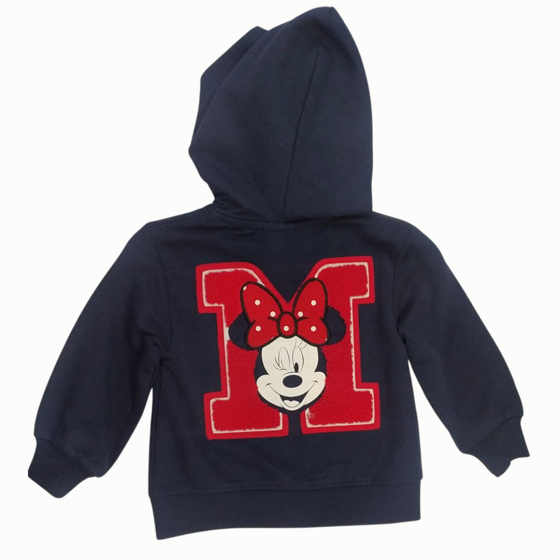 Saco Azul Oscuro con Capucha y Diseño de Minnie Mouse