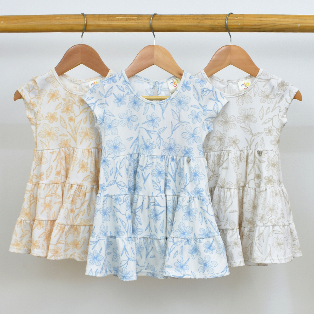 Vestido con Estampado de Flores