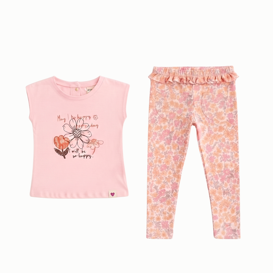 Conjunto Bebe Niña x2 Piezas