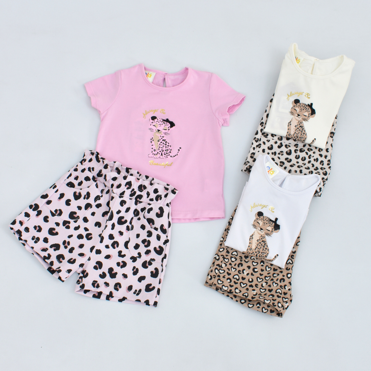 Conjunto Short y Blusa Estampada Animal Print