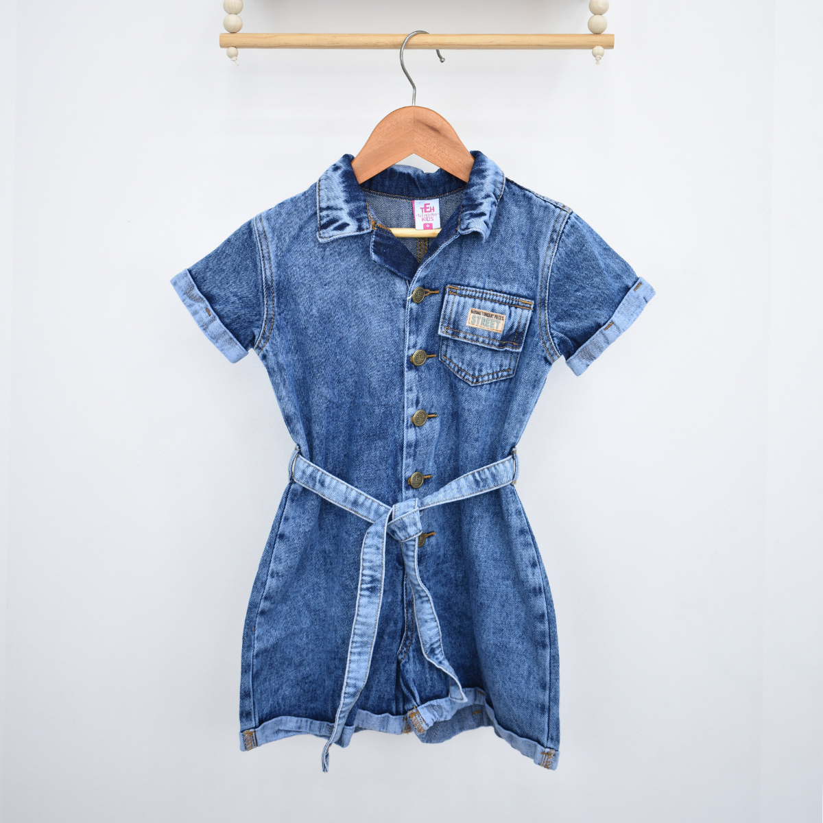 Enterizo Corto en Denim