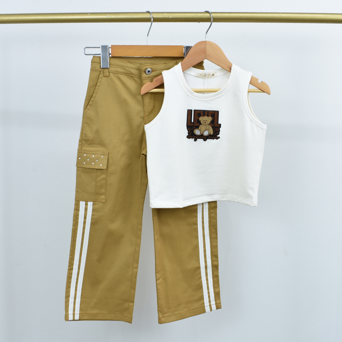 Conjunto Pantalón Cargo y Blusa Osito