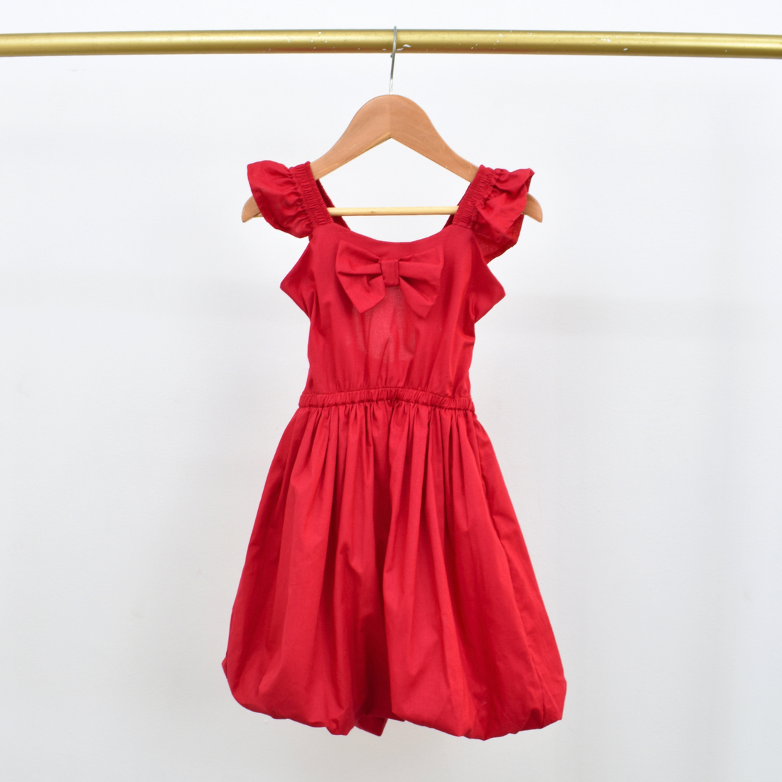 Vestido Globo con Moño