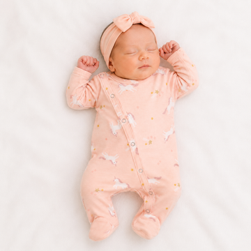 Pijama Enteriza De Bebé Unicornios