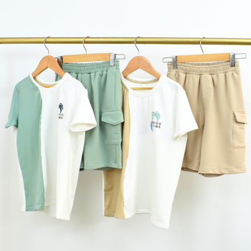 Conjunto De Niño En Bermuda Y Camiseta Good