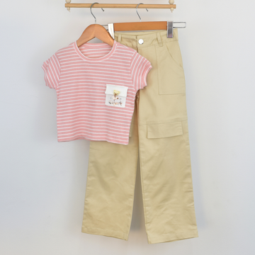 Conjunto De Niña Pantalón Y Blusa Osito