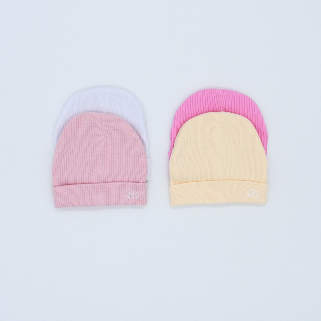 Set de Gorros de Bebé Niña - Pack x4