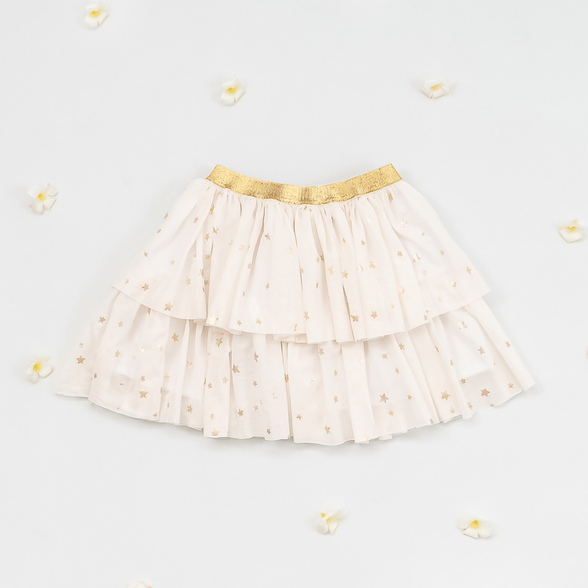 Falda Tutú Estrellas Doradas