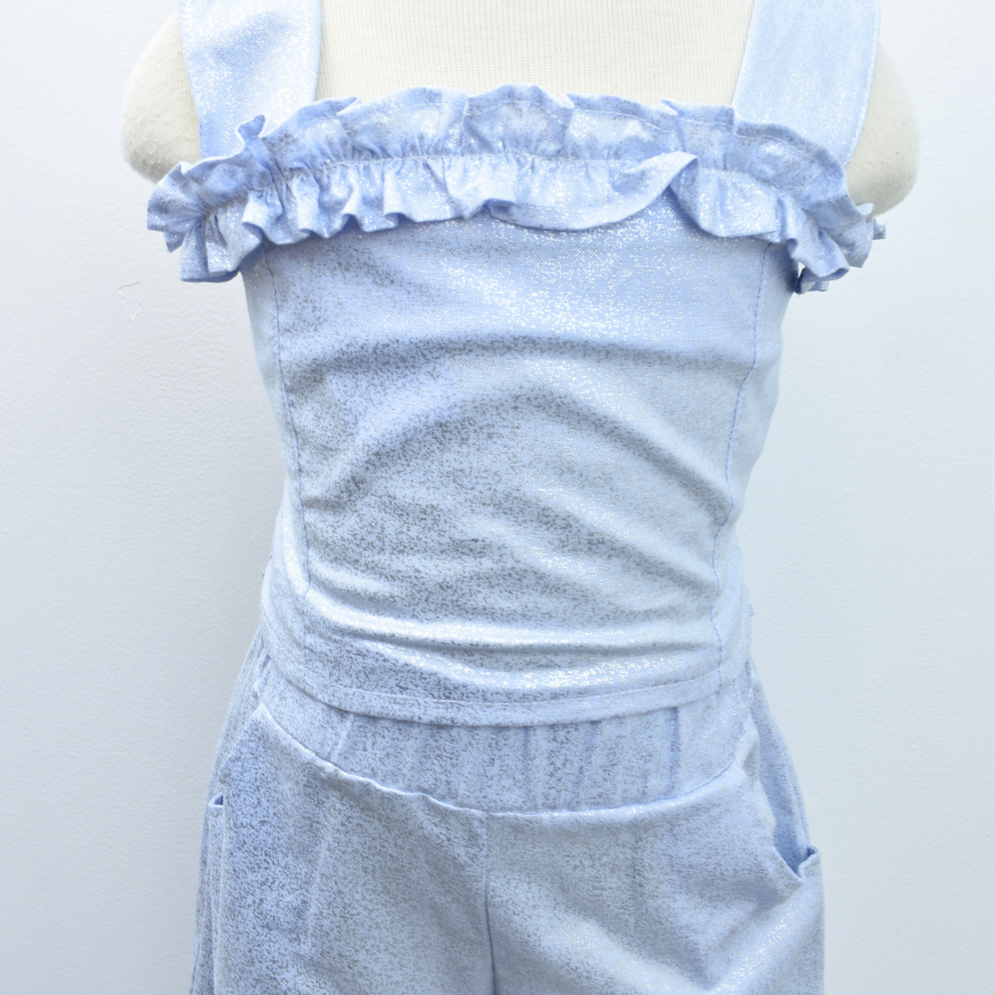 Conjunto de Pantalón Ancho y Blusa Enrresortada