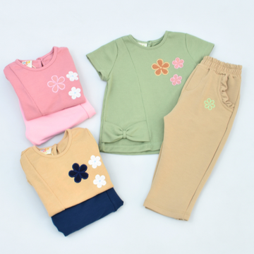 Conjunto Blusa y Pantalón Bebé Niña