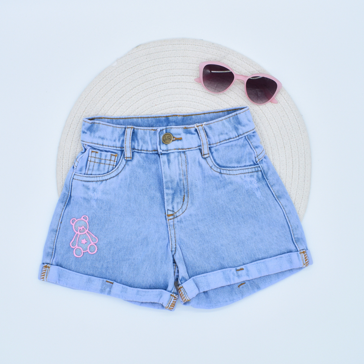 Short en Denim Claro