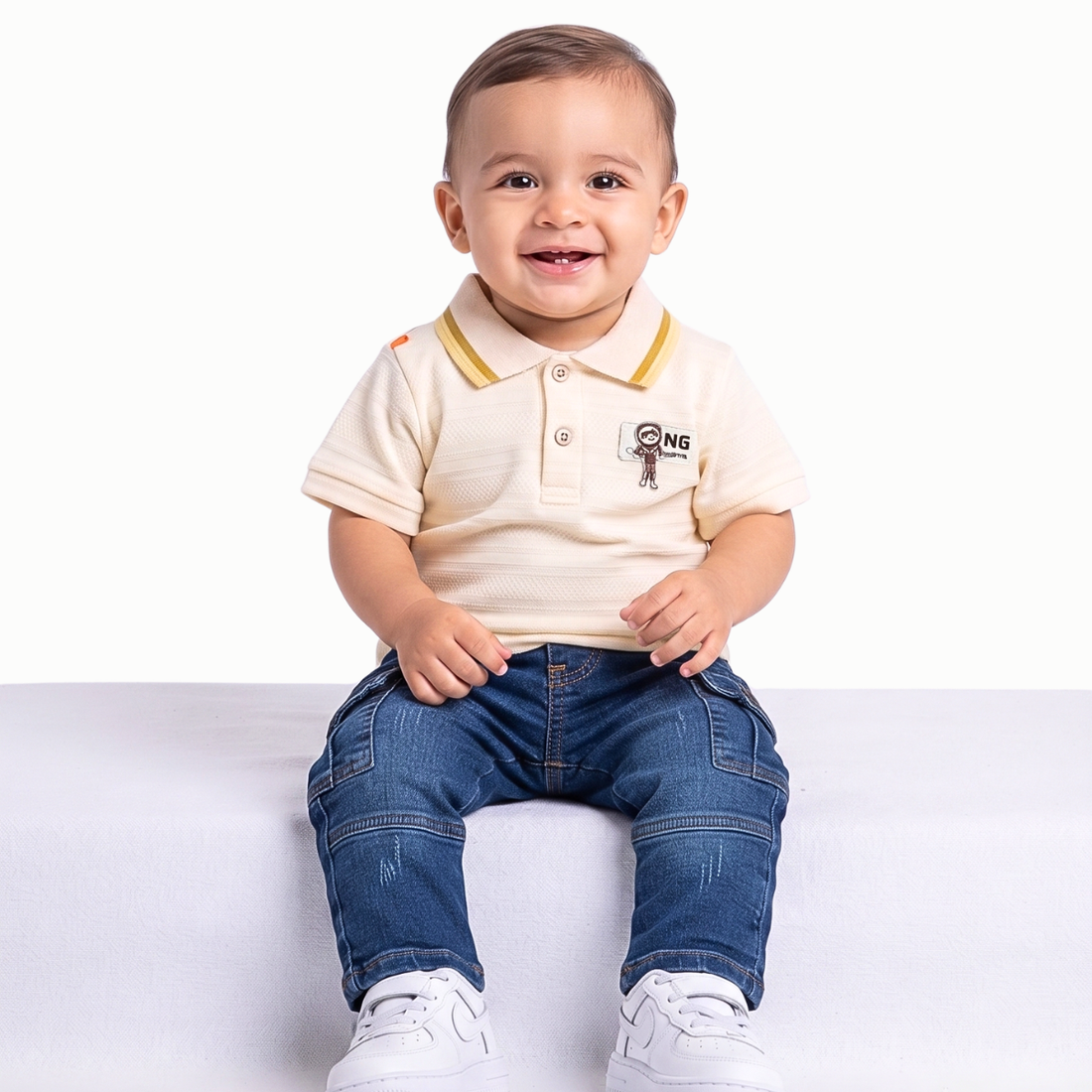 Conjunto Bebé Niño Camibuso y Jean