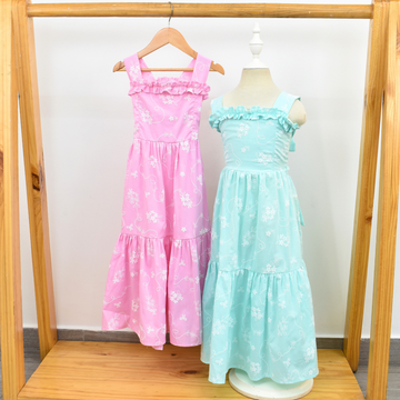 Vestido Largo Hoja Rota