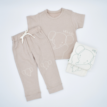 Conjunto De Bebe Elefantes