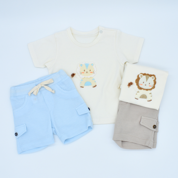 Conjunto De Bebe En Bermuda Leon