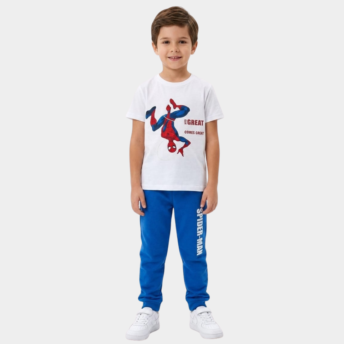 Conjunto en Sudadera Spiderman