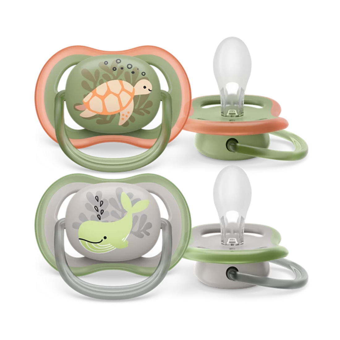 Chupos Avent 6-18m Ultra Air Animales Marinos