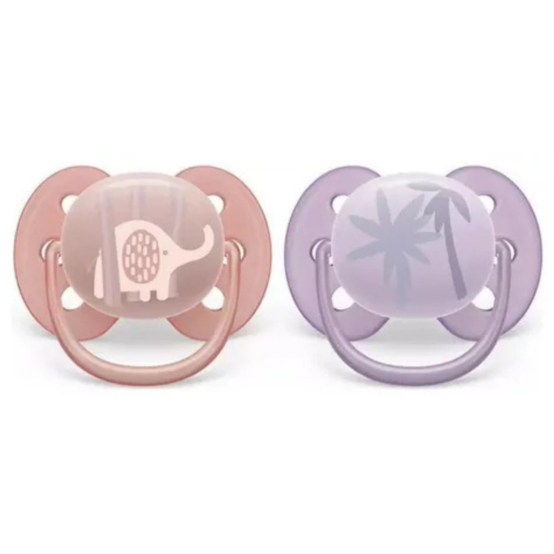 Chupos Avent 0-6m Ultra Soft Elefante y Palmera
