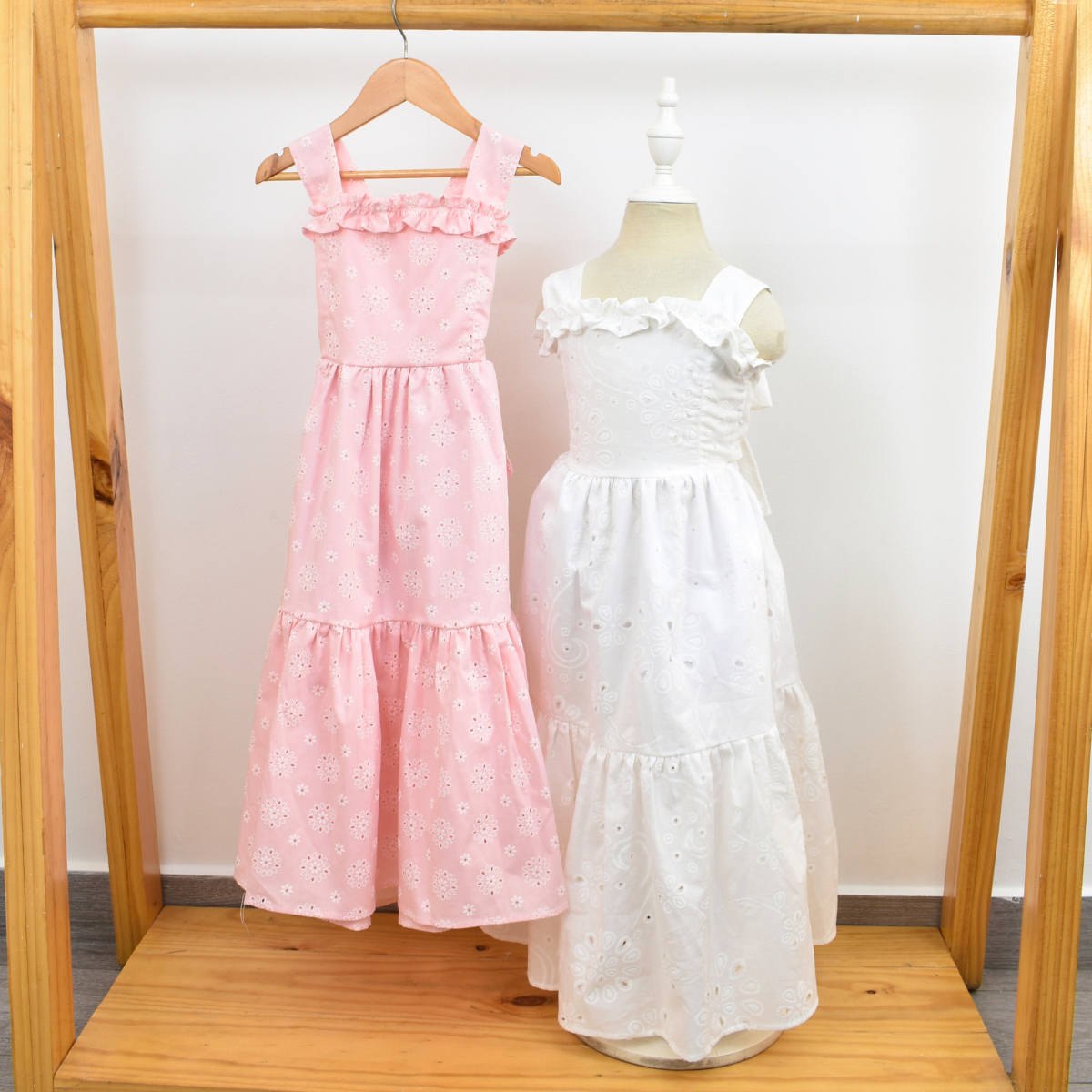 Vestido Largo Hoja Rota