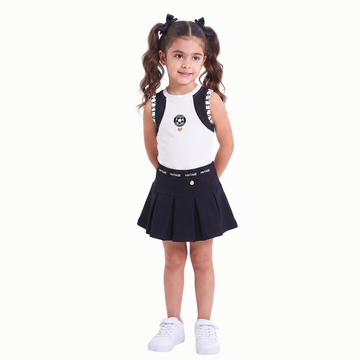 Conjunto Niña Body + Falda