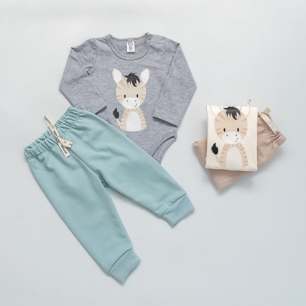 Conjunto Sudadera y Body Manga Larga