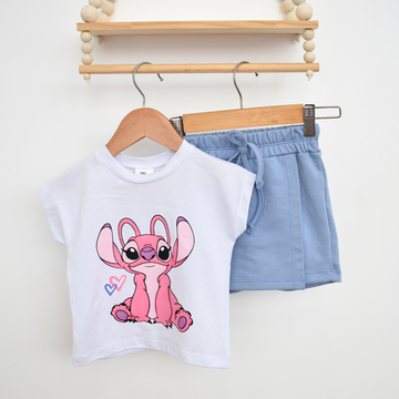 Conjunto Niña Deportivo Stitch