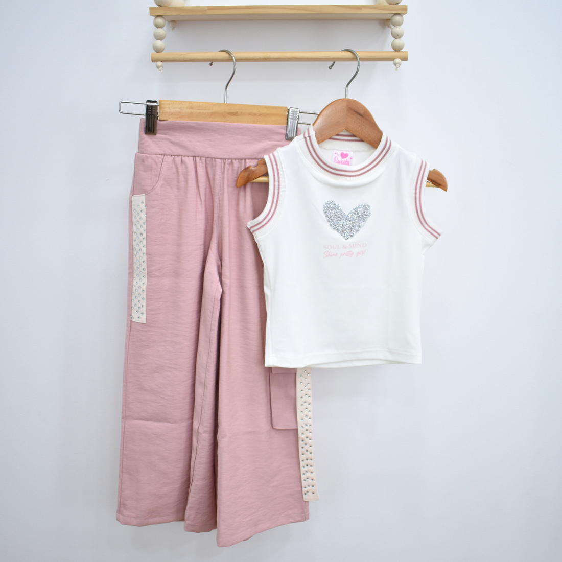 Conjunto Blusa y Pantalón Palazzo