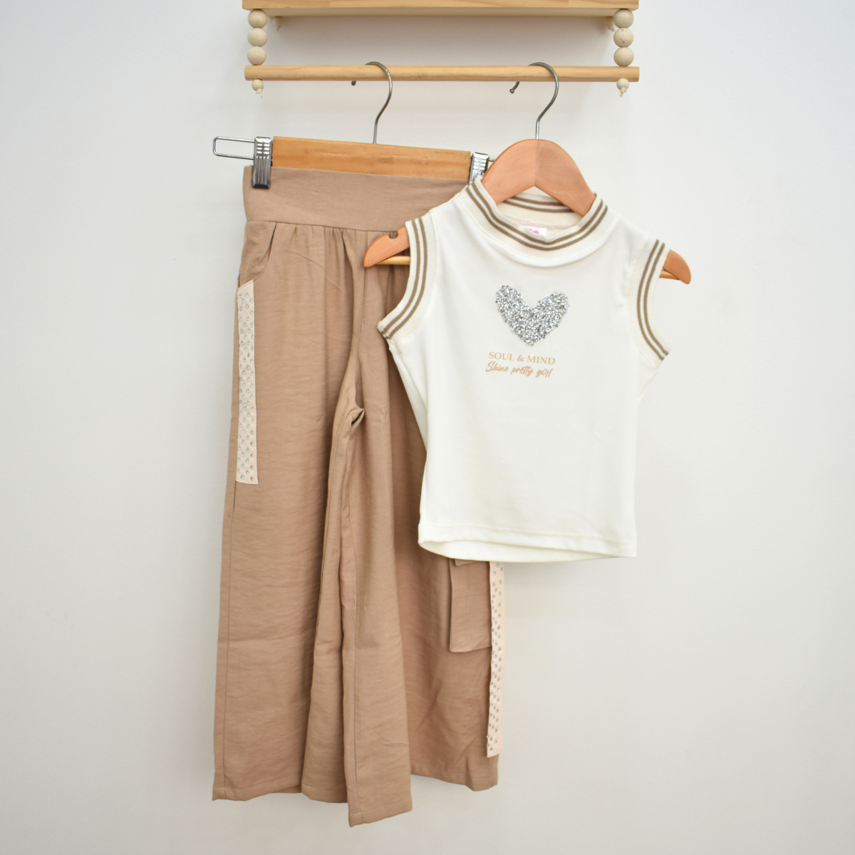 Conjunto Blusa y Pantalón Palazzo