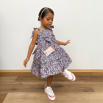 Vestido con Moño Frontal – Estilo Princesa Casual