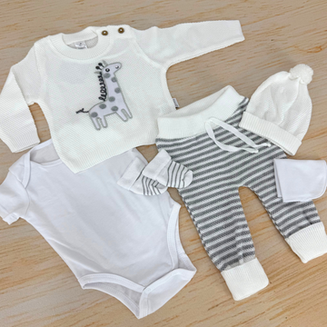 Set de Primer Día Jirafa - 6 Piezas